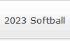2023 Softball
